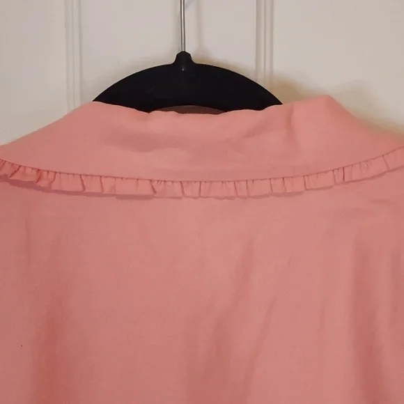 For Love and Lemons Peach Linen Blend Cropped Blazer Size XL - Picture 13 of 14